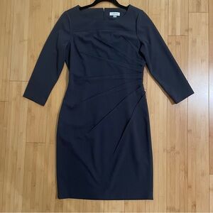 Calvin Klein Dress 3/4 Sleeve Black Size 10